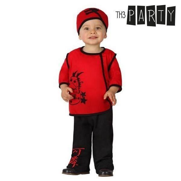 Costume Pour Bebes Chinois 3 Pcs Deguisement Noir Et Rouge Taille 6 12 Mois Cdiscount Jeux Jouets