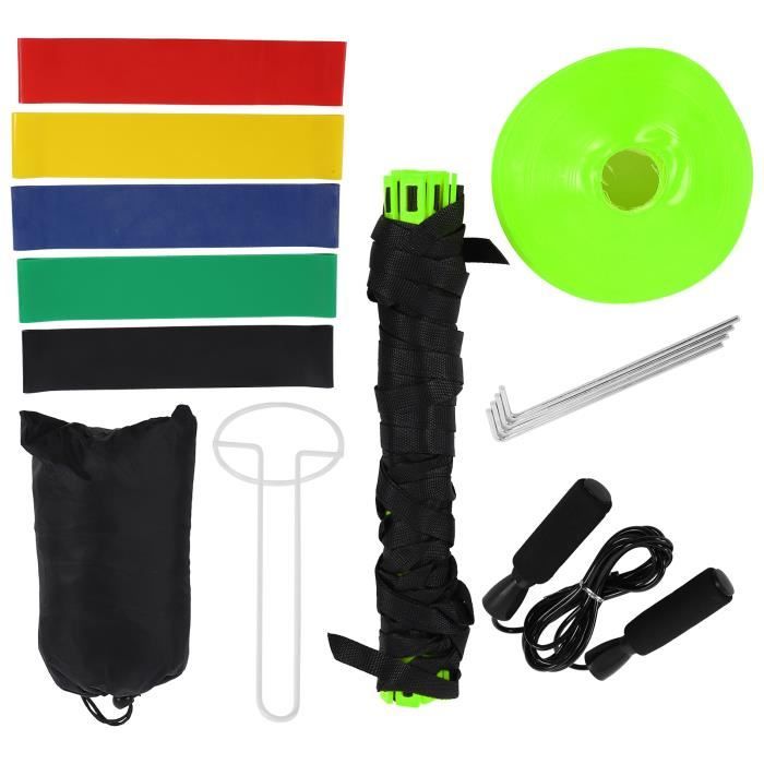 Cônes Plots Entraînement Kit Entraînement Football NIUNIAJ - Échelle D'Agilité 6m, Cônes, Parachute Résistance - Sac Inclus Entrainement Football Cônes Plots Entraînement Kit Entraînement Football NIUNIAJ - Échelle D'Agilité 6m, Cônes, Parachute Résistance - Sac Inclus Entrainement Football