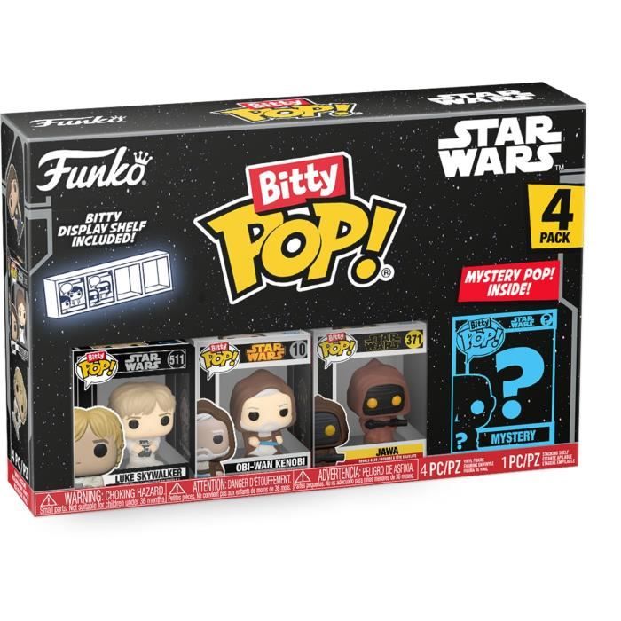 Star Wars Pack 4 Figurines Bitty POP! - vue 5