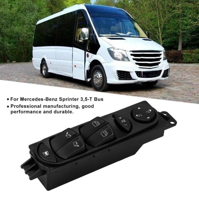 HZTWFC Interrupteur De Fenêtre Électrique 6 Broches Côté Passager Avant Pour Peugeot 207 2007-2015 - 6554QK 6554.QK