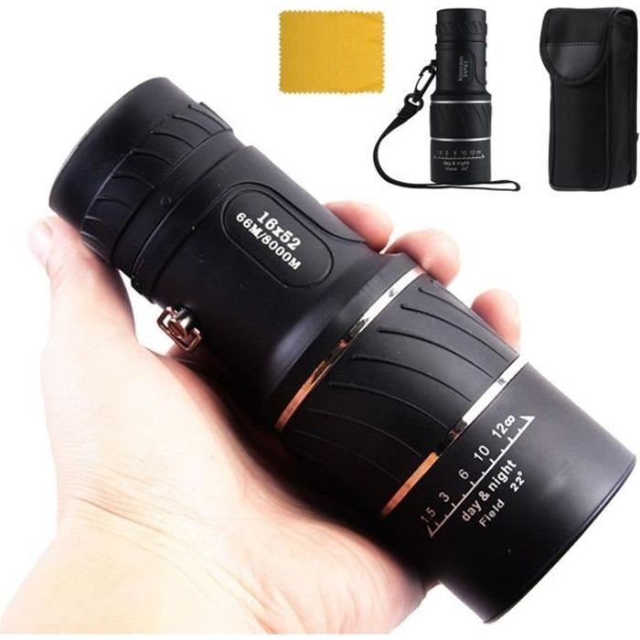 Lll – télescope monoculaire 16X52 puissant pour la randonnée, vision