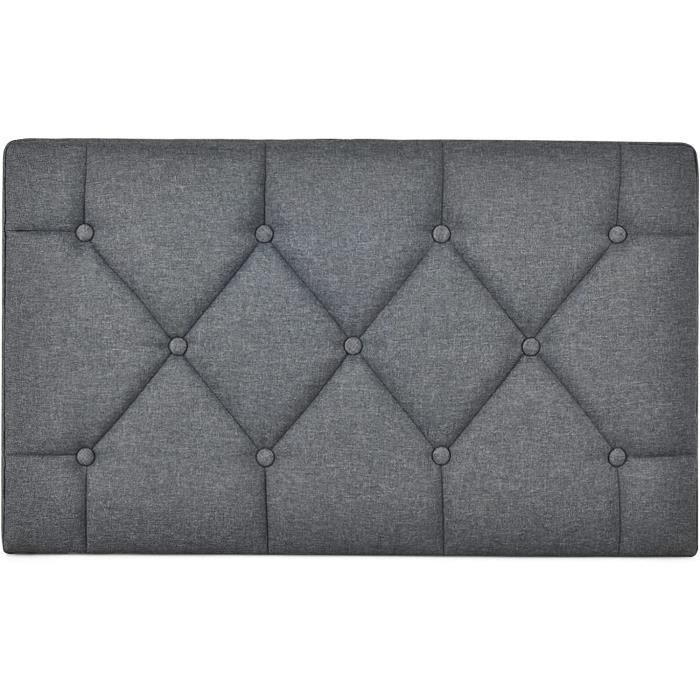 Tête de Lit 140 - SPYGA Rembourrée Microfibre 145x50x7 - Beige | Leroy