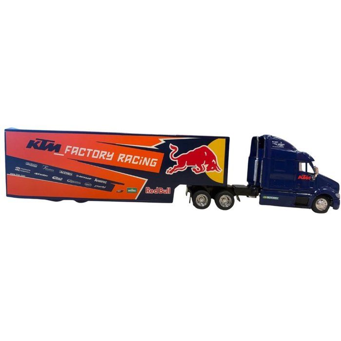 Camion miniature de collection - NEWRAY - Peterbilt T387 KTM Red Bull 2017 - 1/43