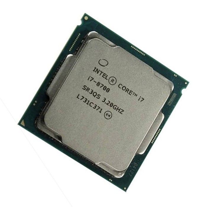 Processeur CPU Intel I7 8700 SR3QS 3.20Ghz FCLGA1151 Hexa Core - vue 2