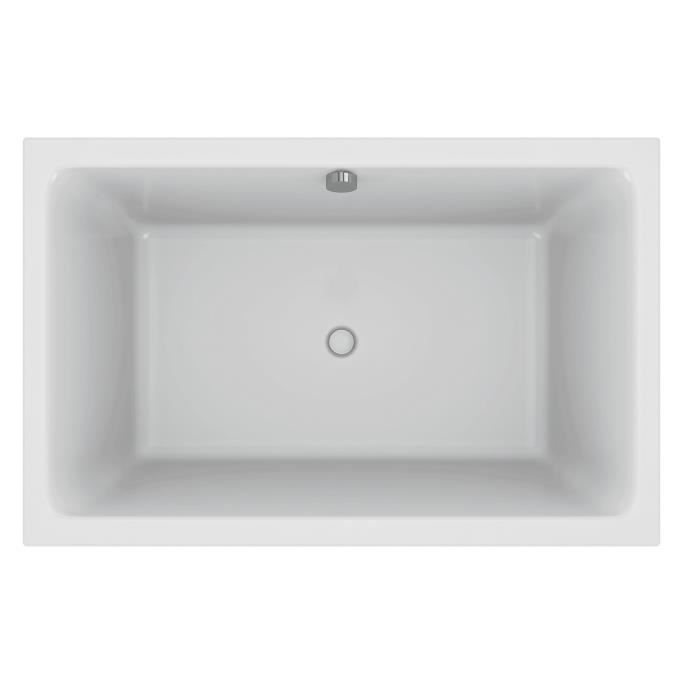 Baignoire rectangulaire bain-douche Capsule 120 x 80 cm Blanche Jacob Delafon