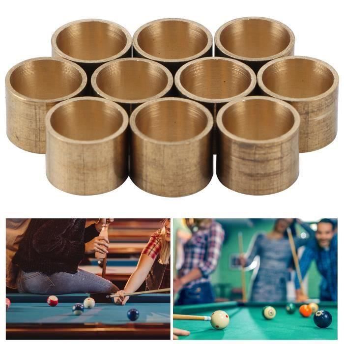 Compete-Snooker cuivre piscine ferrules outil Embouts de billard ...