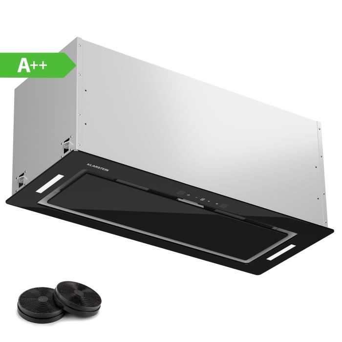 Klarstein Hotte Aspirante Encastrable 72 cm Hotte de Cuisine Lampes