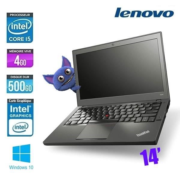 LENOVO THINKPAD T450 I5 5300 2.3Ghz 4GO 500GO - Lenovo
