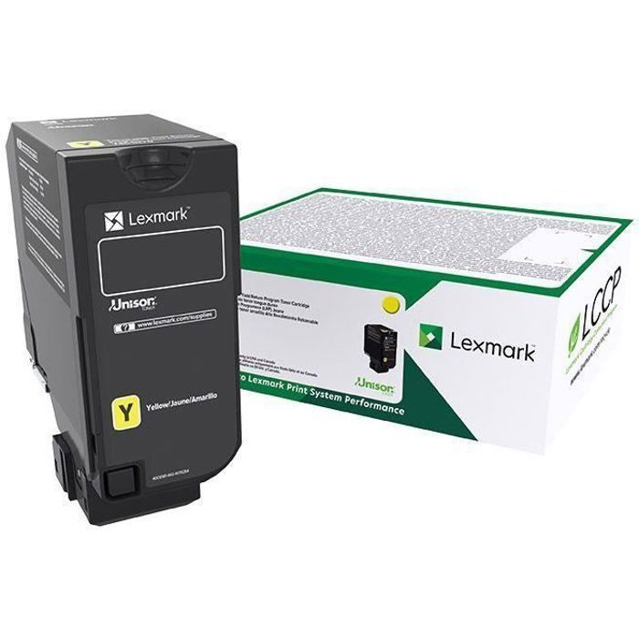 Lexmark Jaune 75B20Y0 - vue 2