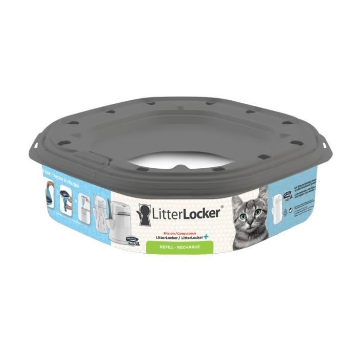 LITTER LOCKER Plus Recharge pour poubelle de litière - Chat - Cdiscount  Animalerie