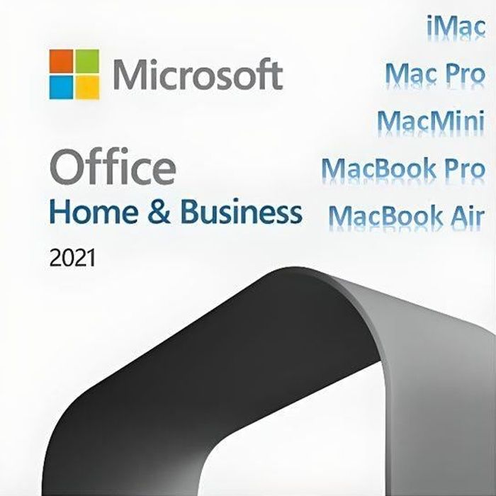Logiciels – Microsoft – Office 2021 – Mac – 5 Licences – Clé à télécharger