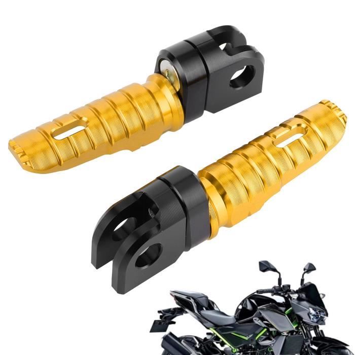 4 Repose-pieds (pegs) Noir Alliage Aluminium Pour BMX/VTT - Adapté Axe 3/8", Longueur 100mm, Neuf Sous Emballage