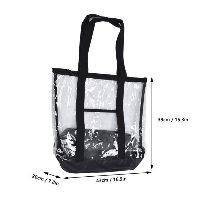 Sac transparent sales bandoulière