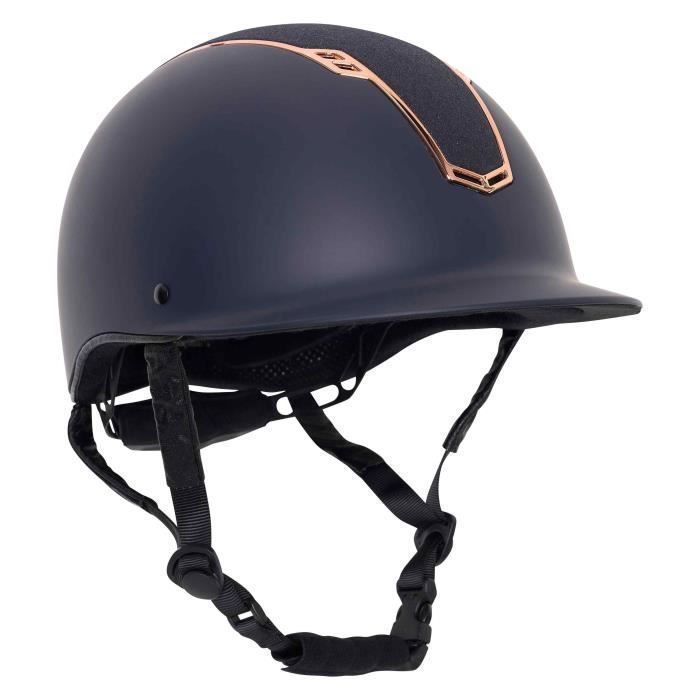 ABUS Pikeur Casque d'Équitation AirLuxe CHROME - noir brillant - Boutique uus Vitalis