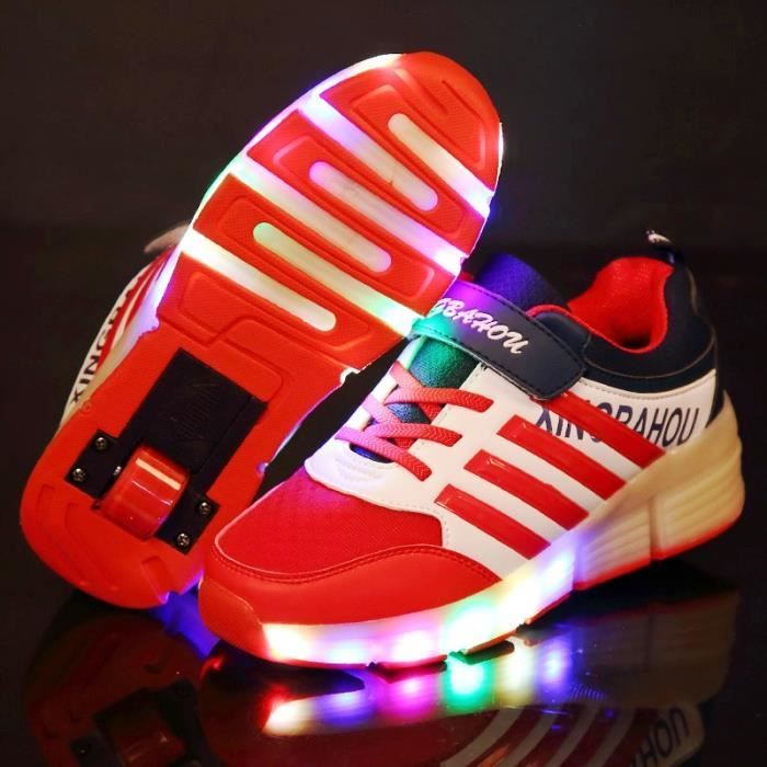 chaussure a roulette avec lumiere