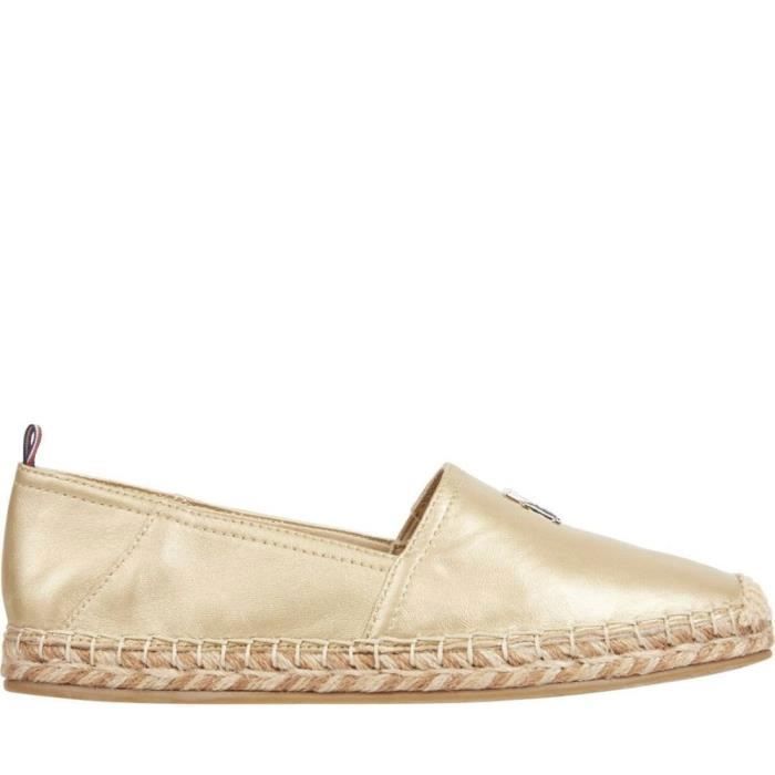 Tommy Hilfiger Chaussures Tommy Hilfiger Espadrilles FW0FW07694 0HS Or Femme 10