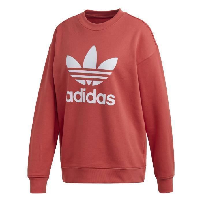 Sweatshirt femme adidas originals Trefoil Crew Sweatshirt femme adidas originals Trefoil Crew
