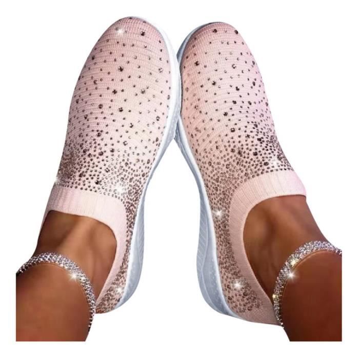 Basket chaussette paillette discount