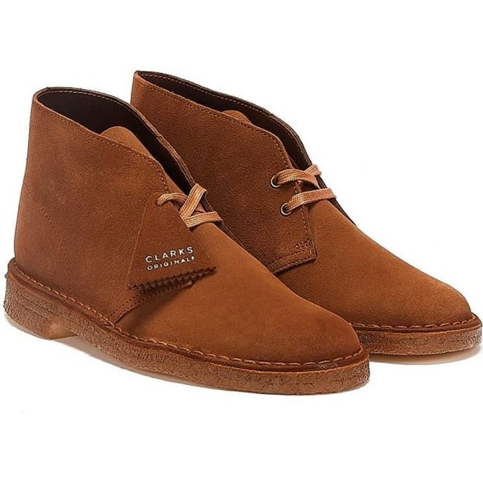 Chaussures Desert Trek Cuir Homme CLARKS ORIGINALS Marron