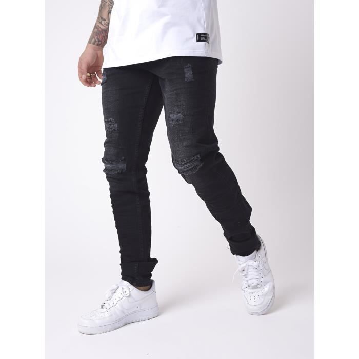 Jean avec on sale des trous homme