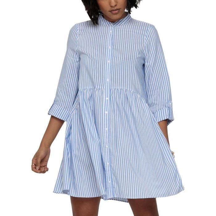 Robe only bleu top
