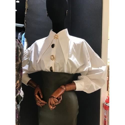 Chemise Erwin indigo - Col Boutonné | Café Coton