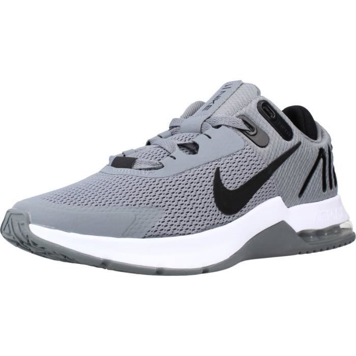 Basket Homme NIKE 105042 Gris Textile Lacets Semelle Gomme
