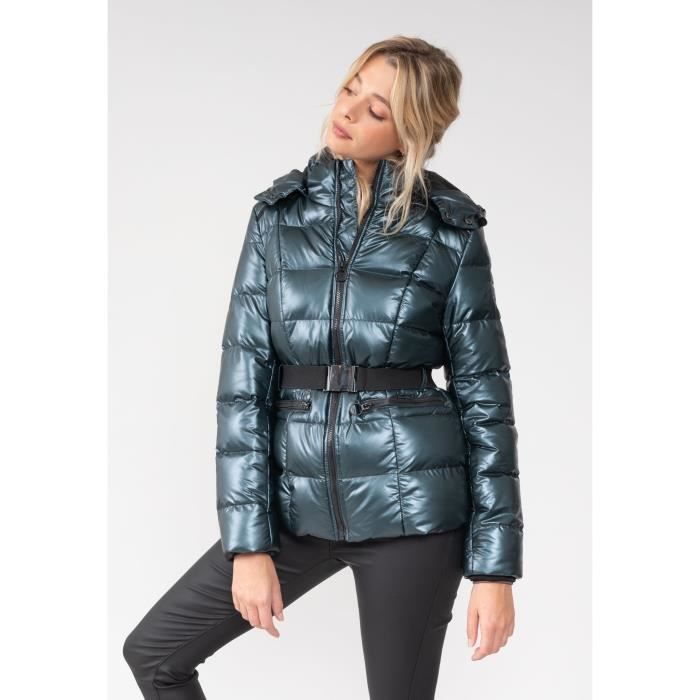 Doudoune femme Deeluxe ninon - vert forêt - XS
