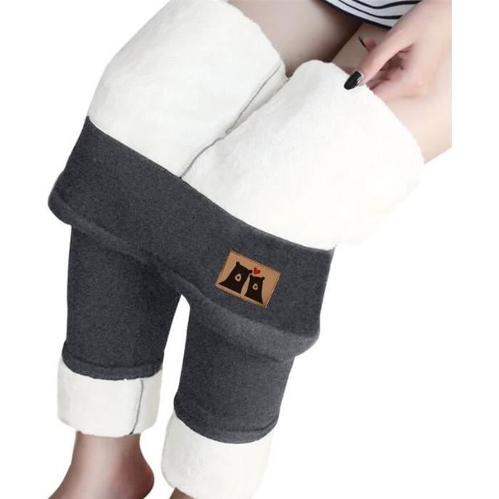Leggings D'hiver Chauds Et Extensibles Avec Doublure Polaire Pour Les Filles - Idéal Pour Le Froid