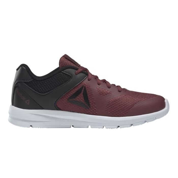 REEBOK Baskets Rush Runner Bordeaux Graphite Mixte Enfant