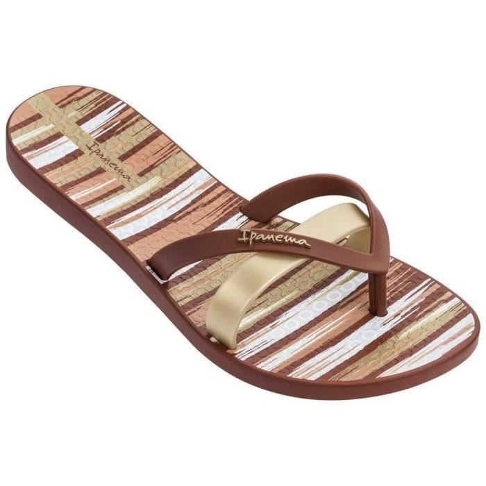 Tong ipanema doré outlet