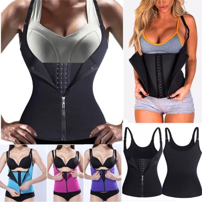 Gaine Amincissante Ventre Plat Femme - Noir