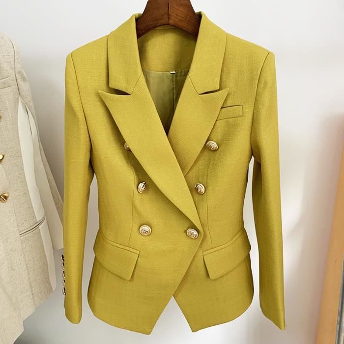 Blazer long best sale jaune