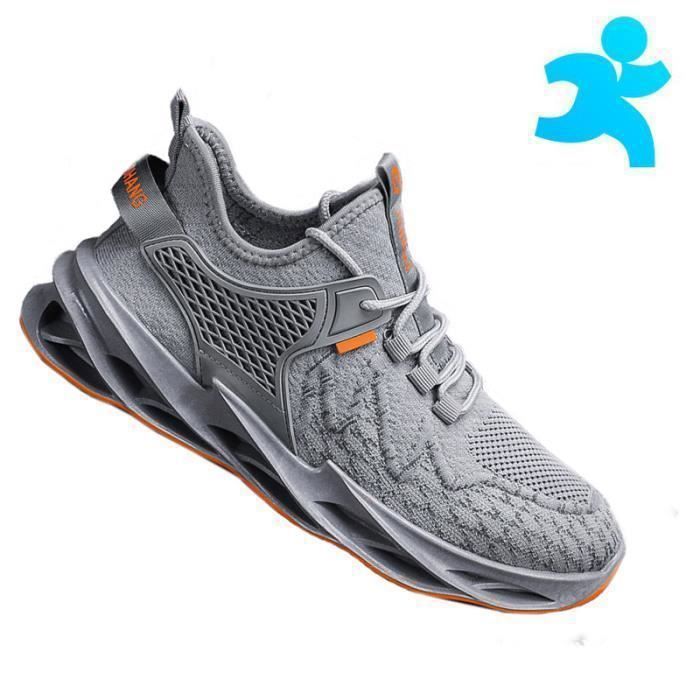 FONDUPIN Basket Homme Basket Femme Chaussure de Sport Homme Leocloho - Outdoor Mesh Baskets - Rouge