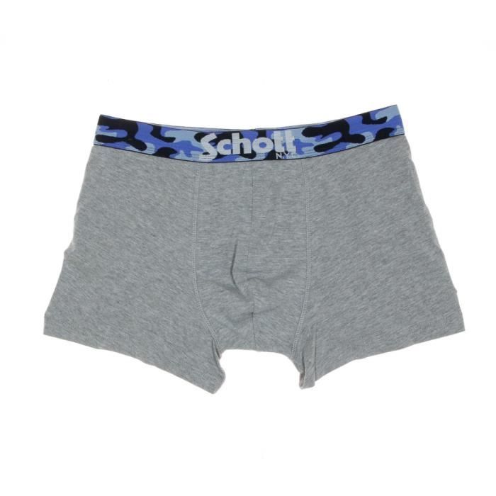 Boxer Gris Homme Schott Ronald Grey Cdiscount Pret a Porter