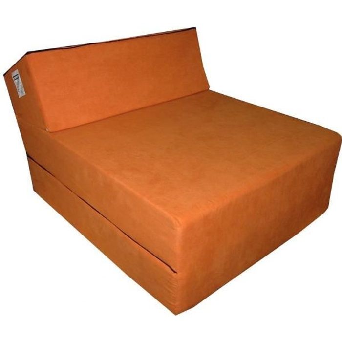 Matelas pliant sofa NATALIA SPZOO - 120x200cm - Mousse polyuréthane -  Déhoussable - Cdiscount Maison