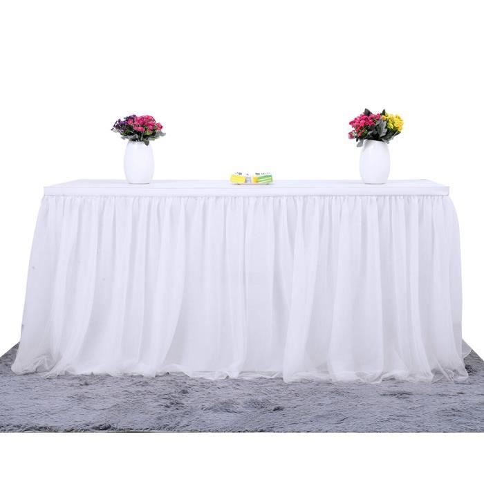 Jupe de shop table en tulle