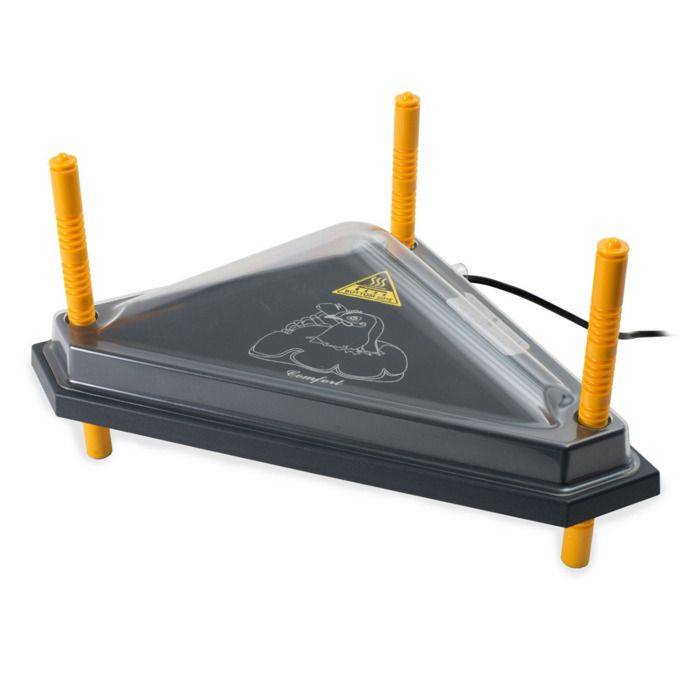 Comparer les prix de Couvercle de protection PET pour panneau chauffant poussin Triangle 30x30cm - Olba Blanc