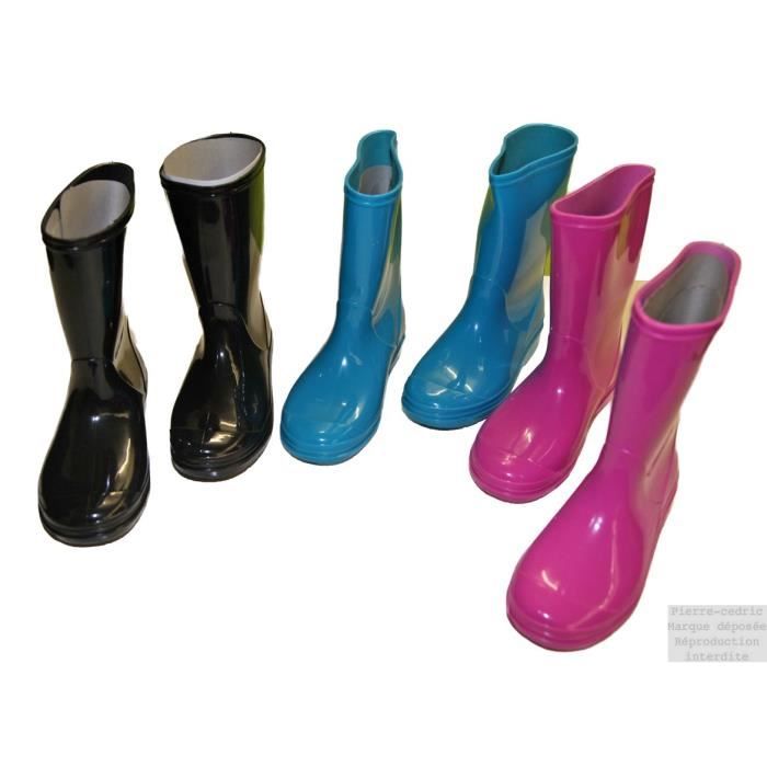 Bottes Combat Fille Candie's Tybee - Taille 13 Noir - Microfibre Lacets