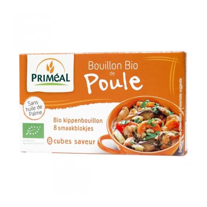 DATE DÉPASSÉE Bouillon bio de poule 80 g PRIMÉAL Cdiscount Au quotidien