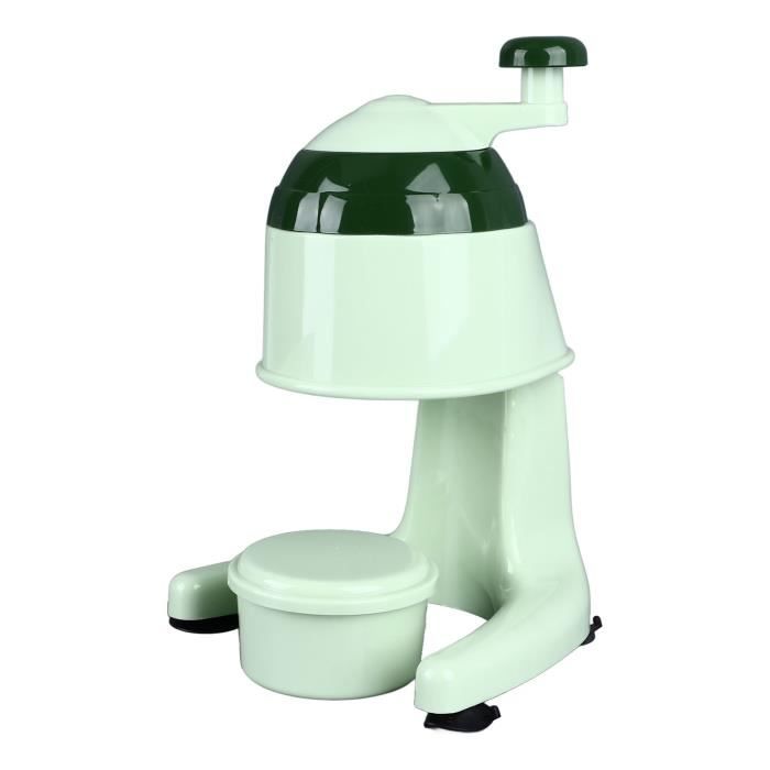 Machine à Glaçons Pilée Manuelle - Rasée Et Ergonomique - Bac ABS Transparent - Pour Maison Et Bars