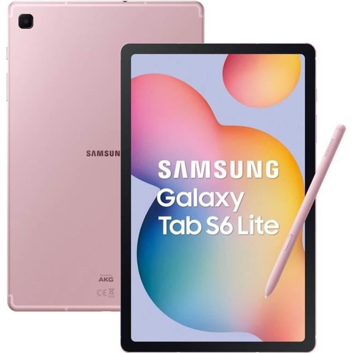 Samsung Galaxy Tab S6 Lite 4G 64Go Rose 4Go RAM Tablette Cdiscount Informatique