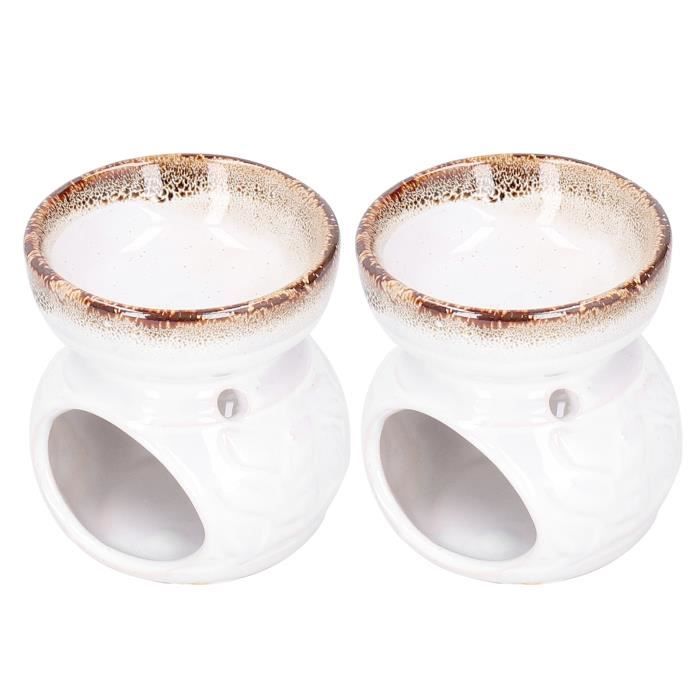 Bruleur D'huiles Essentielles Bouddha - Résine Beige - Feng Shui - Neuf