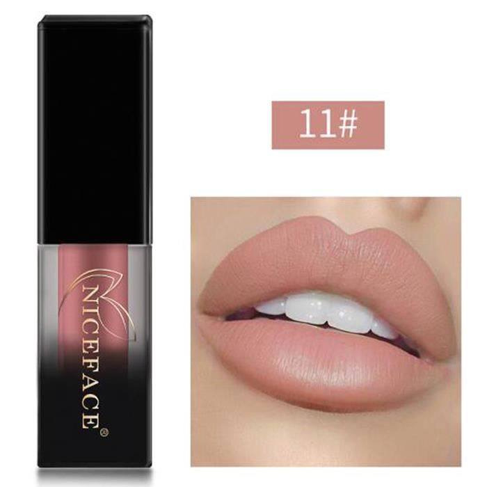 Niceface Brillant A Levres Mat Rouge A Levres Durable Rouge A Levres Hydratant Teinte A Levres Sexy Brillant A Levres Teinte Rouge