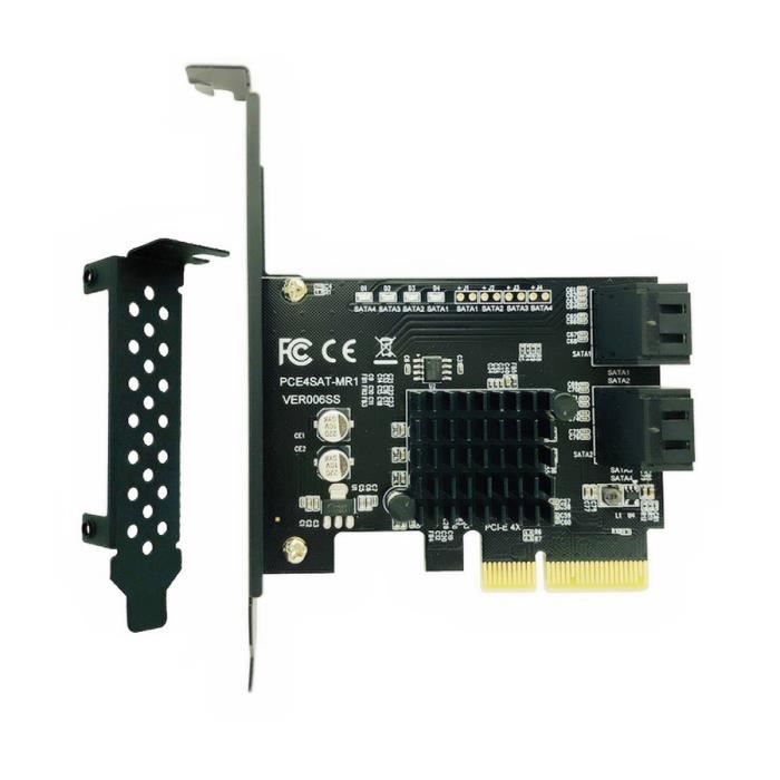 Carte PCI SATA D'occasion 2 Ports - Contrôleur Pour Connecter Disques Durs Internes