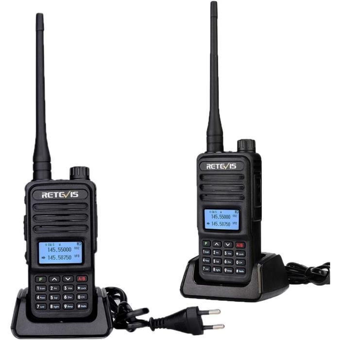 Talkies-Walkies Retevis RT648 IP67 - 6 Pièces, Étanches, Longue Portée Avec Chargeur 6 Voies
