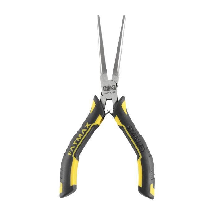 Stanley FMHT0-80520 Fatmax Mini pince à demi-rondes / Becs Longs, Jaune / Noir