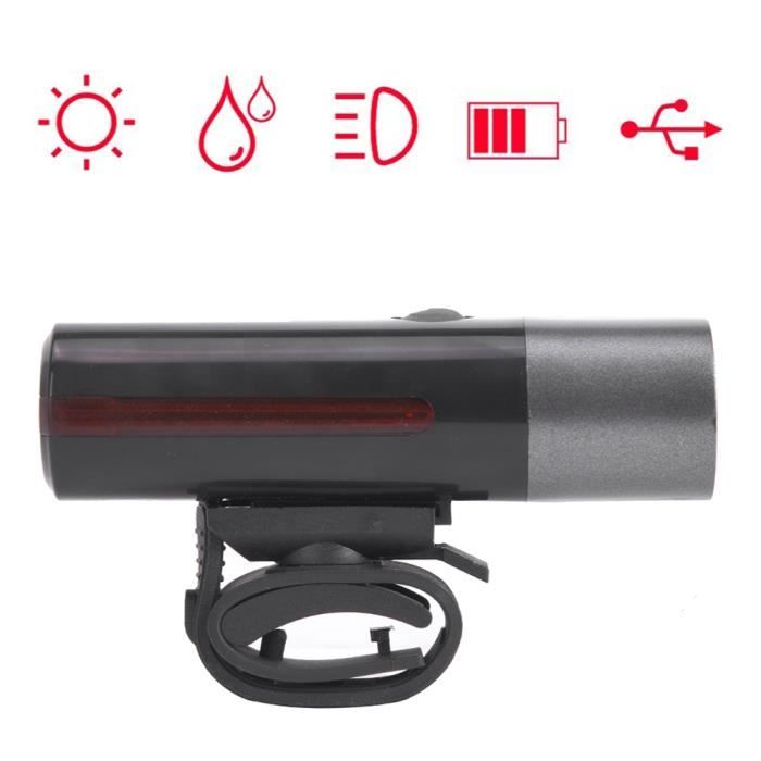 Phare Avant LED Pour Vélo électrique - Ultra Lumineux, étanche - 12V à 48V - Montage Sur Fourche - Pour Nuit, Randonnée, Sécurité