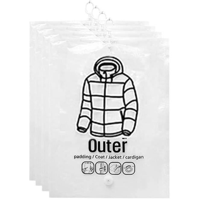 Nouveau Sac à Main De Rangement Sac Suspendu Garde-robe De Ménage Sac De Rangement Transparent Sac Organisateur Suspendu Double Face