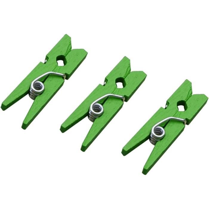 30 Clips Photo Chat En Bois - Pinces à Linge Décoratives - Multicolores - Pour Déco, Événements, DIY - 3.6x2.3cm